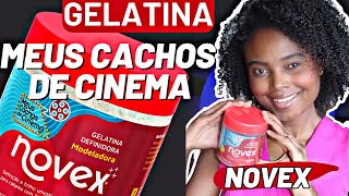 GELATINA NOVEX MEUS CACHOS DE CINEMA [upl. by Hattie]