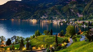 Switzerlands Most Beautiful Village in 4K  Vitznau on Lake Lucerne [upl. by Anse]