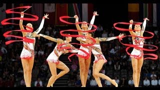 Rhythmic Worlds 2011 Montpellier  Groups AllAround Finals  We are Gymnastics [upl. by Viki]