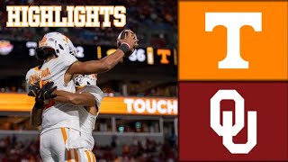 Tennessee Volunteers vs Oklahoma Sooners  Highlights  2024 Season [upl. by Oelak]