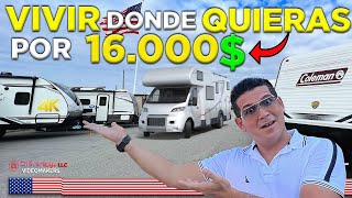 Vivir BARATO en estados unidos casas rodantes rv o autocarvana [upl. by Hedva428]