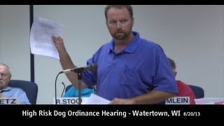 Dog Bite Victim Advocates Speak At High Risk Dog Ordinance Hearing [upl. by Perkin]