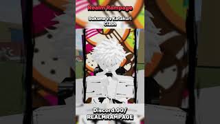 Realm Rampage looks insane roblox saitamabattlegrounds [upl. by Nimrac675]