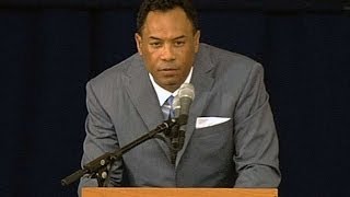 Alomar speaks at Hall of Fame induction ceremony [upl. by Lenoyl]