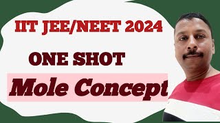 JEE 2024NEET 2024Class XI  Mole concept one shot [upl. by Felike638]