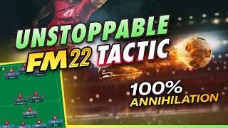 The ULTIMATE Unstoppable FM22 Tactic  Best Football Manager 22 Tactics [upl. by Nylorahs]