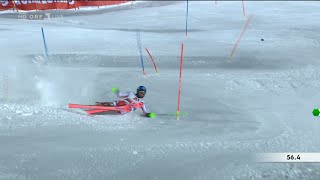 Alpiner SkiWeltcup  Slalom  Schladming  OUT  Marco SCHWARZ  2 Lauf  2020 [upl. by Hermann]