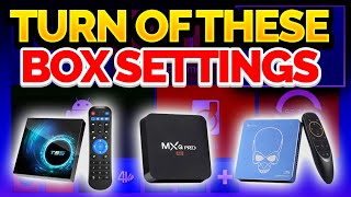 Turn off these android box settings NOW  EASY Improve Android box performance settings 📺 [upl. by Oicelem]