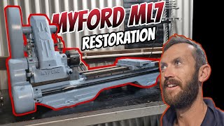 MYFORD ML7 LATHE Restoration PART TWO [upl. by Doralia429]