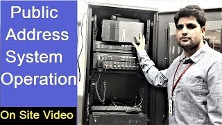 Bosch Public Address System working amp Operation  Part 2 [upl. by Ralina]