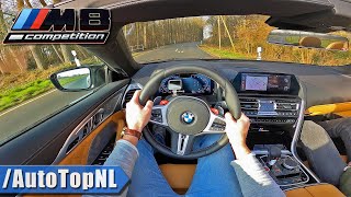 BMW M8 COMPETITION Convertible POV Test Drive by AutoTopNL [upl. by Sacksen695]