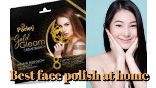 Parley Gold Bleach Cream Best Face Polish At Home Noor Ali [upl. by Publias]