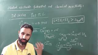 d amp f block elements  standard electrode potential and chemical reactivity  class 12 [upl. by Tur]