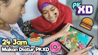 24 Jam Aqilla dan Mbak Kunyit Makan Sesuai Game PKXD 🤣 Aqillas Diary [upl. by Serdna758]