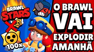 URGENTE O SERVIDORES DO BRAWL STARS NÃO VÃO AGUENTAR AMANHÃ OS 100 SORTEIOS [upl. by Arahd]