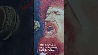 Luke Kelly Painting dublin ireland shorts [upl. by Jedd]