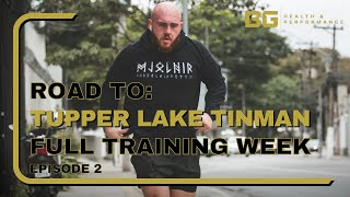 Road To Tupper Lake Tinman Triathlon Full Training Week [upl. by Kreiker]