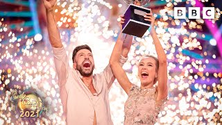 Watch in full WINNERS Rose amp Giovanni lift the Glitterball Trophy 🏆 ✨ The Final ✨ BBC Strictly 2021 [upl. by Delinda]