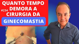 Quanto tempo demora a cirurgia de GINECOMASTIA e LIPOMASTIA Dr Jacintho  Cirurgião Plástico [upl. by Eednim]