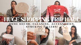 HUGE SHOPPING HAUL  home decor cleaning fashion accessories amp stocking fillers  Dec 2023 [upl. by Schwing]