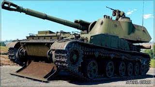 NEW RUSSIAN FREE AVRE  152mm Cannon with Dozer Blade War Thunder Dev [upl. by Lovash]