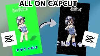 How to make a 3D roblox edit ON MOBILE  Capcut  PART 1 [upl. by Lida853]