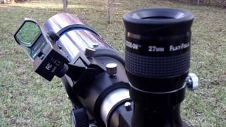 Meade infinity 80 and R5 refractor comparison [upl. by Elleynad919]