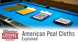 American Pool Table Cloth Options Explained [upl. by Okiram]