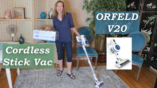 ORFELD Cordless Vacuum Cleaner 🍀V206 in 1 Stick amp Handheld Vac👈 [upl. by Kloman]