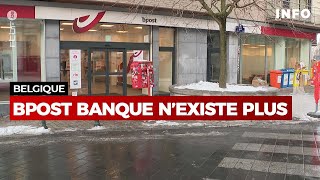 Belgique  Bpost Banque nexiste plus et sintègre à BNP Paribas Fortis  RTBF Info [upl. by Oterol]