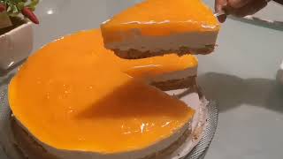 🧀Cheesecake allarancia senza gelatina😋😋 [upl. by Noll]