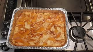 EASY PEACH COBBLER [upl. by Sprague]