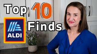 Top 10 ALDI Foods I Always Buy and some to avoid [upl. by Halehs]