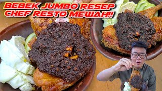 NAMBAH NASI SEPUASNYA CHEF RESTO JUALAN NASI BEBEK BUMBU HITAM [upl. by Carlton390]