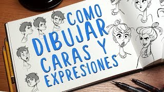 ★ CÓMO DIBUJAR ROSTROS Y EXPRESIONES  TUTORIAL  MILI KOEY [upl. by Towill943]