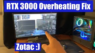 Fix your Overheating RTX 3000 Card Zotac Models Im looking at you [upl. by Secnarf919]