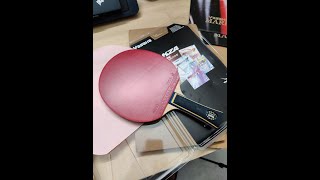 Tabletennis11com unboxing video  Yasaka Sweden extra with Mark V by Sushant  Table Tennis racket [upl. by Relyuc]