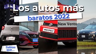 Los 10 autos más baratos en México para 2022  Autocosmos [upl. by Weatherley]