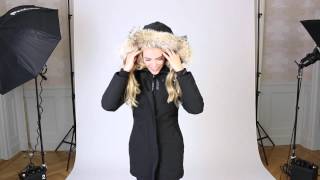 Canada Goose jacka Victoria parka black small 20120917 [upl. by Reinhold652]