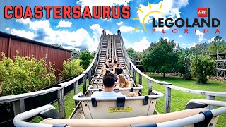 Coastersaurus LEGOLAND Florida Resort On Ride POV [upl. by Germin]