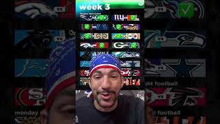 Week 3 Pick ‘Em Predictions  ROAD TO 200 WINS IS NOT OFF TO A GOOD START [upl. by Bega115]