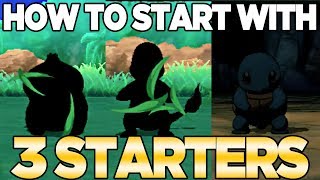 How to Get 3 Starters in Pokemon Ultra Sun amp Moon  Austin John Plays [upl. by Gnirps]