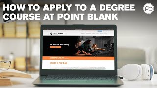 How to Apply to Study at Point Blank Music School [upl. by Sussman]