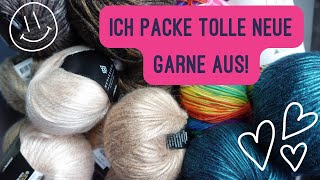 Hobbii Yarn Haul  Ich teste neue Garne [upl. by Dranoc912]