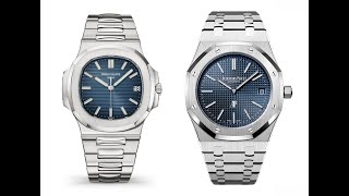 Audemars Piguet Royal Oak Jumbo 15202ST VS Patek Philippe Nautilus 57111A [upl. by Jt]