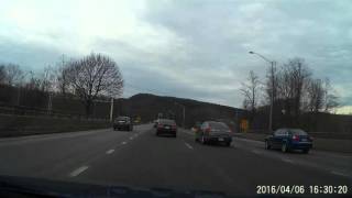 Car Cuts off Cop on Highway [upl. by Nad]