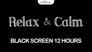 Soothing music relax and calms  Sleep Music for Relaxing Deep Sleep  Black Screen [upl. by Laitselec]