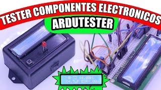 ❗Cómo hacer un TESTER DE COMPONENTES ELECTRONICOS  ardutester  paso a paso DIY Proyecto Explicado [upl. by Garey444]