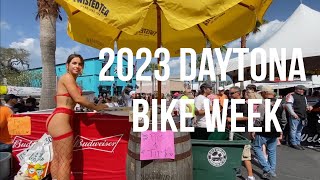 Daytona Bike Week 2023  Wild and Crazy Fun on Main St and More  Daytona Beach [upl. by Nosila]