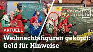 Krippe zerstört – Weihnachtsschock in Rüsselsheim I hessenschau [upl. by Eliga]